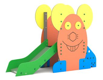 Mini playground Grande topo in lamiera